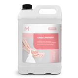 Gel Hand Sanitiser Clear, 5L Bottle